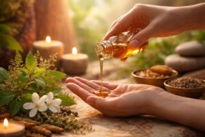Les secrets de l&rsquo;huile massage ayurvédique pour apaiser votre esprit
